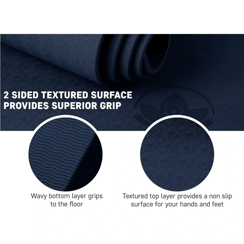 Clever Yoga 🧘 Mat. Black. Sealed never opened - Picture 8 of 16